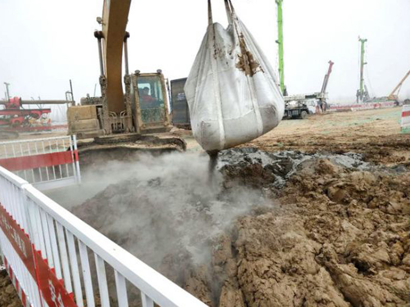 19河北保定打樁泥漿固化